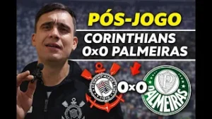 Corinthians segura empate contra o Palmeiras com dois jogadores a menos no Derby