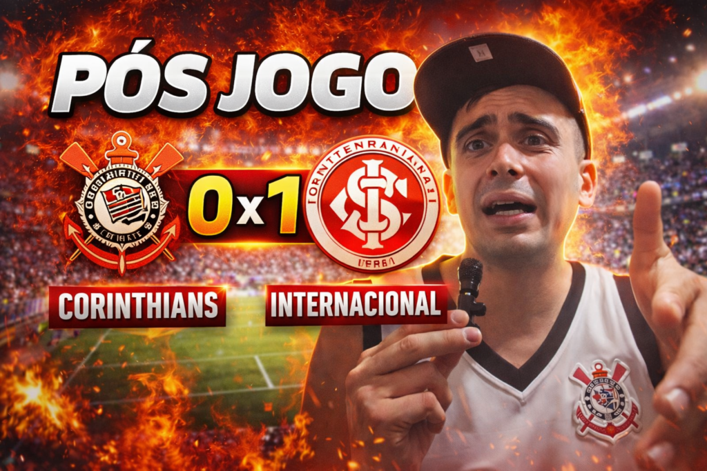Corinthians 0x1 Internacional análise pós jogo na Neo Química Arena