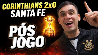 Corinthians 2x0 Santa Fé análise pós jogo Libertadores 2026 Neo Química Arena