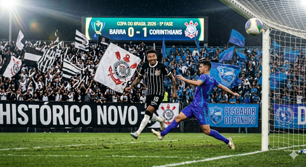 Corinthians x Barra-SC histórico do confronto com gols e estatísticas