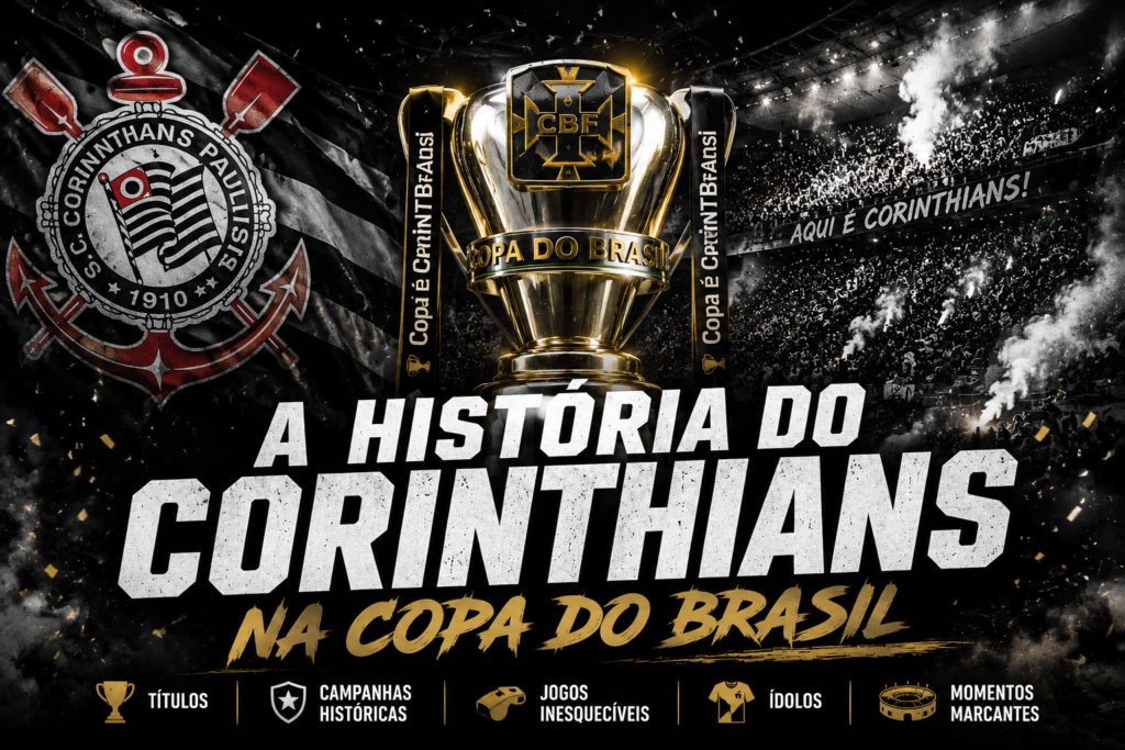 História do Corinthians na Copa do Brasil com títulos e campanhas históricas