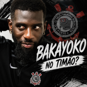 Bakayoko em montagem sobre possível transferência para o Corinthians.