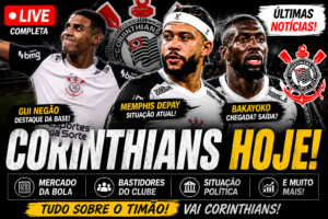 Últimas notícias do Corinthians envolvendo Memphis Depay, Gui Negão, Bakayoko e bastidores do clube.