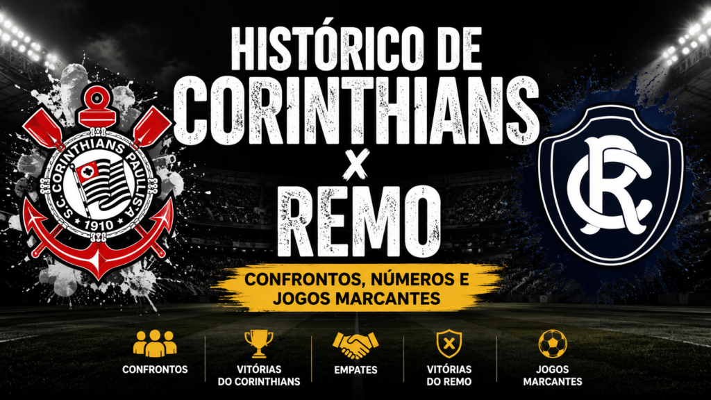 Histórico de Corinthians x Remo com retrospecto, confrontos, números e jogos marcantes entre as equipes.