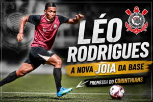 Léo Rodrigues, destaque da base do Corinthians e uma das principais promessas do clube.